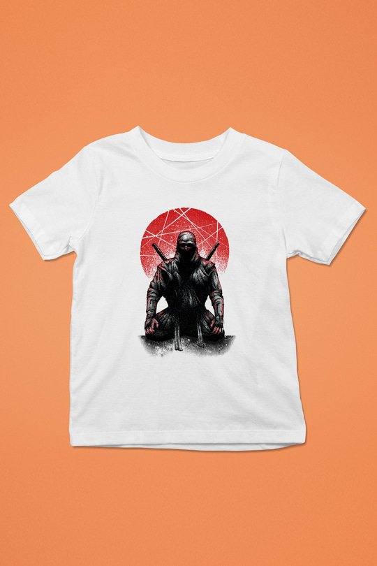 Aikido Baskılı Beyaz Unisex Çocuk Tişört