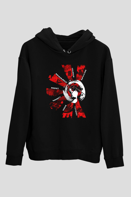Aikido Siyah Unisex Hoodie