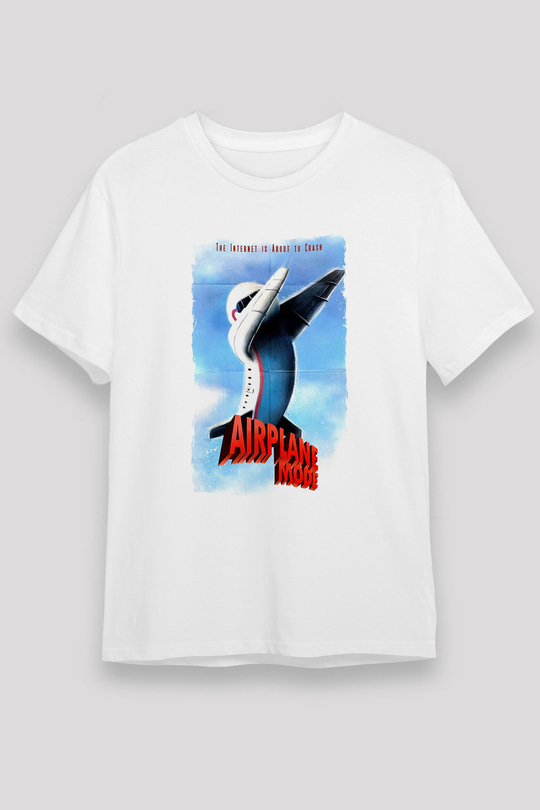 Airplane Beyaz Unisex Tişört
