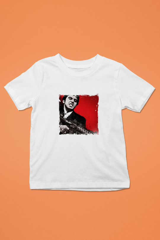Al Pacino Unisex Baskılı Beyaz Çocuk Tişört