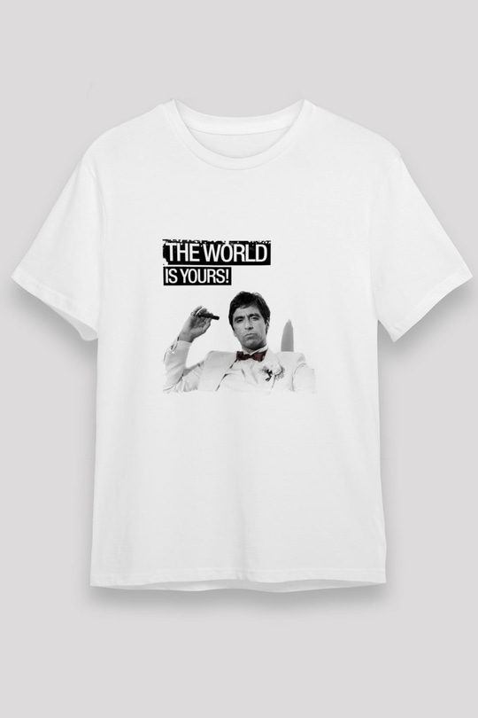 Al Pacino Unisex Baskılı Beyaz Tişört