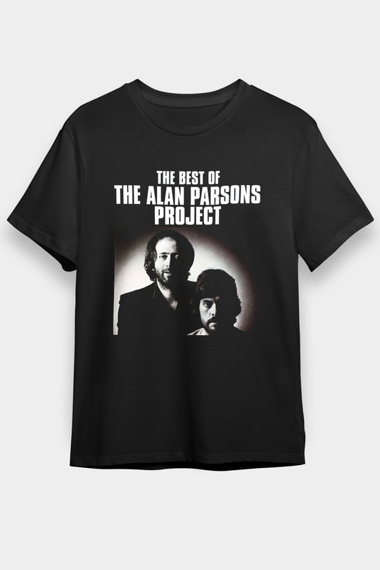 Alan Persons Project Baskılı Unisex Siyah Tişört - Tshirt