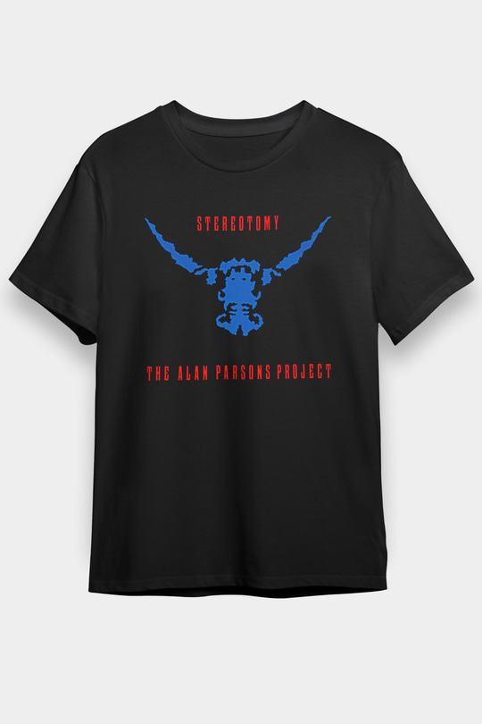 Alan Persons Project Baskılı Unisex Siyah Tişört - Tshirt