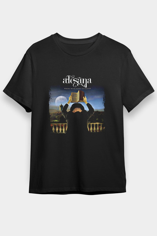 Alesana Baskılı Unisex Siyah Tişört