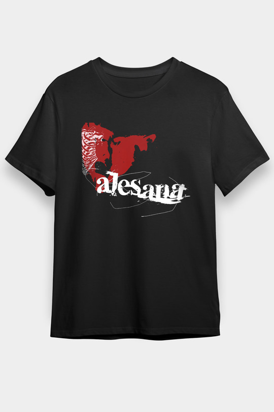 Alesana Siyah Unisex Tişört T-Shirt - TişörtFabrikası