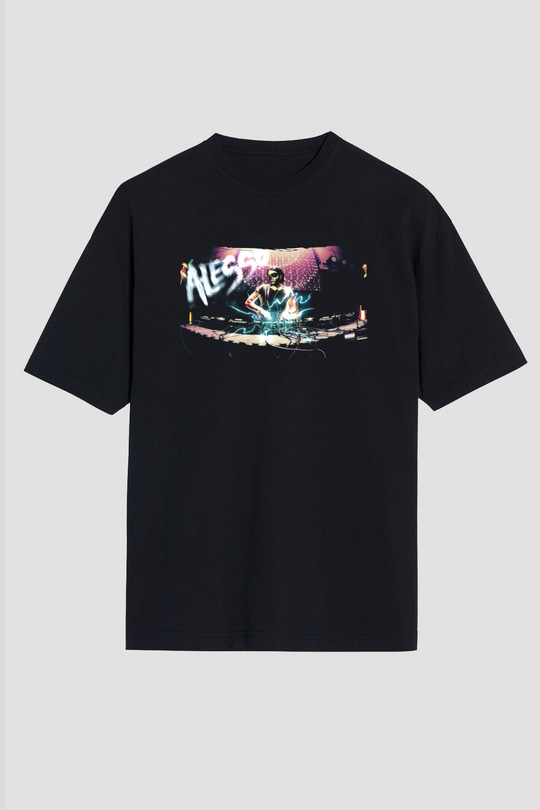 Alesso Siyah Oversize Tişört Oversize T-shirt - TişörtFabrikası