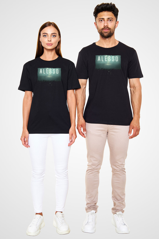 Alesso Siyah Unisex Tişört T-Shirt - TişörtFabrikası