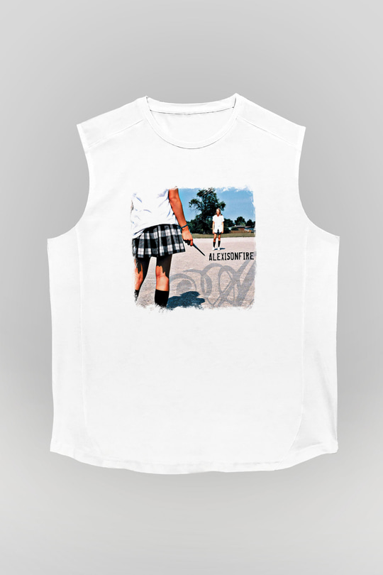Alexisonfire Baskılı Unisex Beyaz Kolsuz Tişört