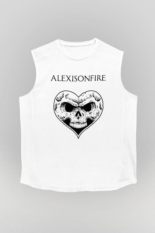 Alexisonfire Beyaz Unisex Kolsuz Tişört