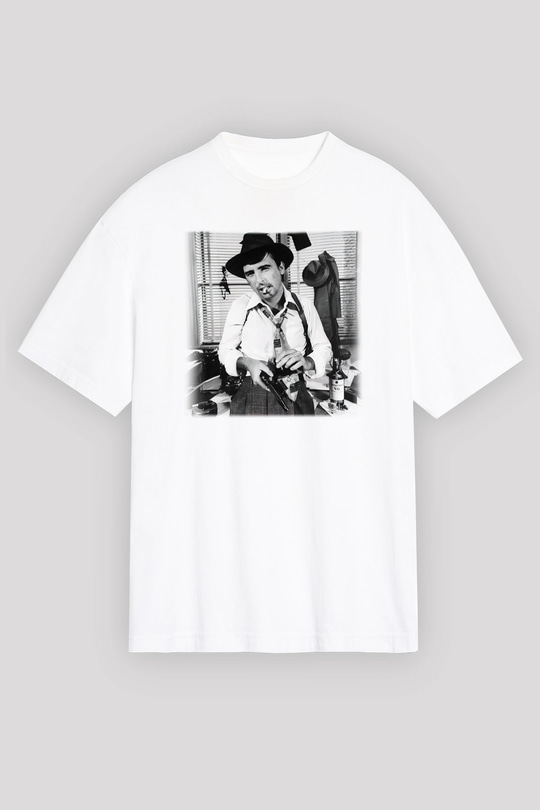 Alice Cooper Beyaz Unisex Tişört T-Shirt - TişörtFabrikası