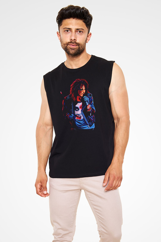 Alice Cooper Siyah Unisex Kolsuz Tişört