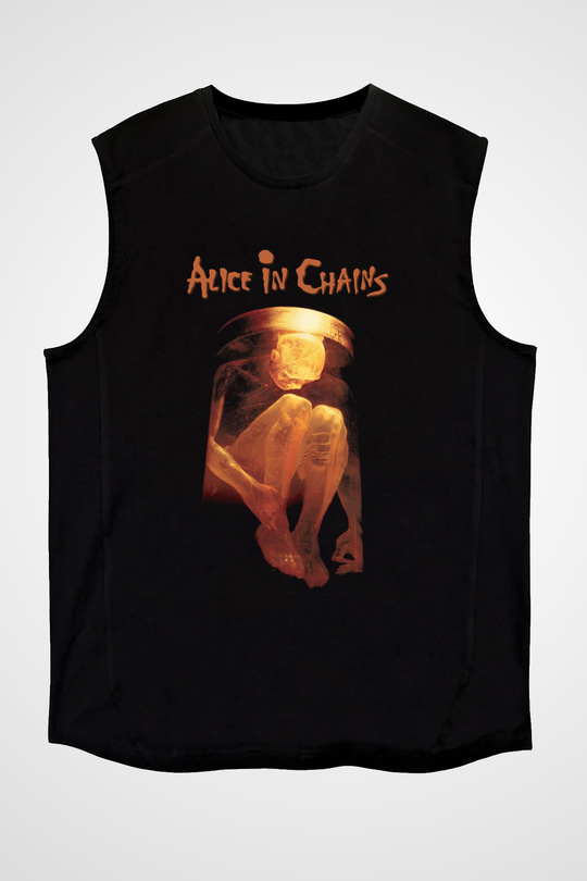 Alice in Chains Siyah Unisex Kolsuz Tişört