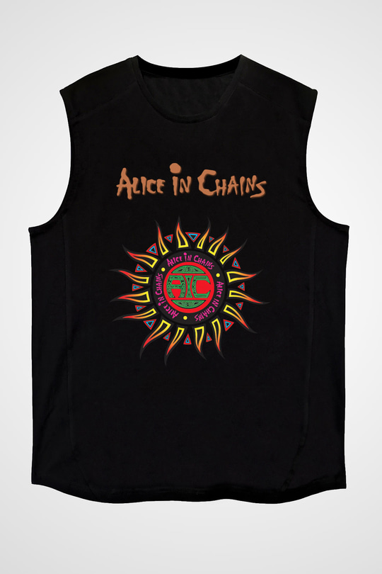 Alice in Chains Siyah Unisex Kolsuz Tişört