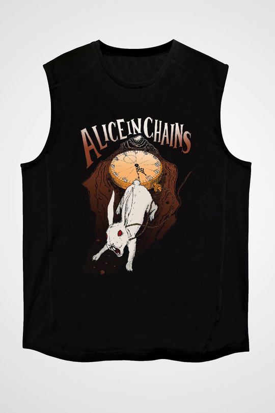 Alice in Chains Siyah Unisex Kolsuz Tişört