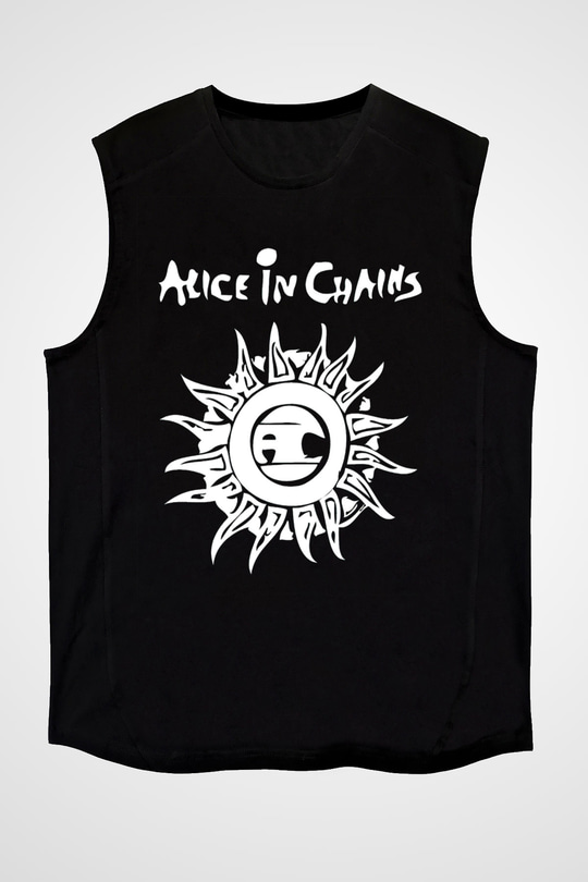 Alice in Chains Siyah Unisex Kolsuz Tişört