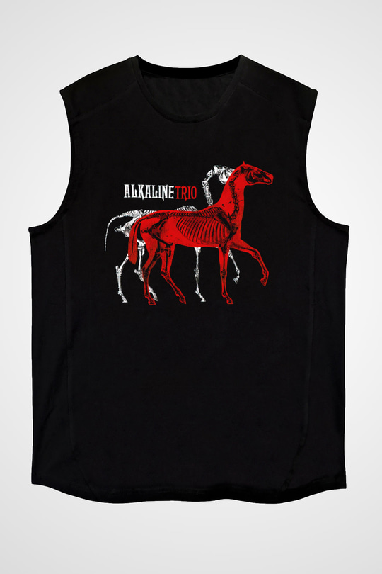 Alkaline Trio Siyah Unisex Kolsuz Tişört