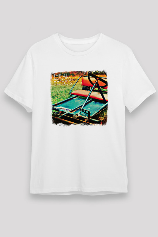 All-American Rejects Baskılı Unisex Beyaz Tişört