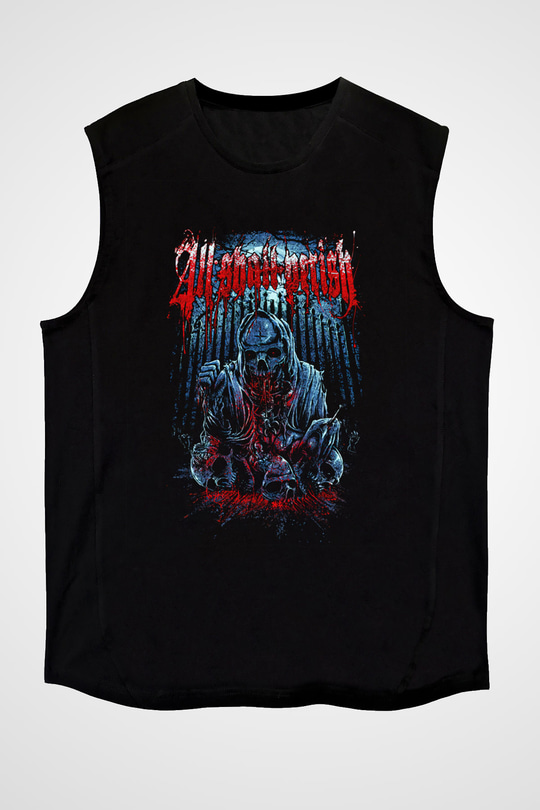 All Shall Perish Siyah Unisex Kolsuz Tişört