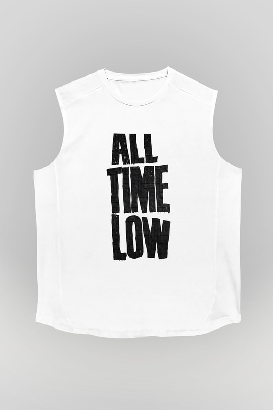 All Time Low Beyaz Unisex Kolsuz Tişört