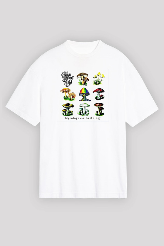 Allman Brothers Band Baskılı Unisex Beyaz Oversize Tişört