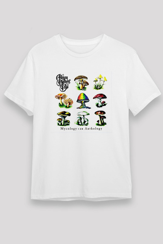 Allman Brothers Band Baskılı Unisex Beyaz Tişört