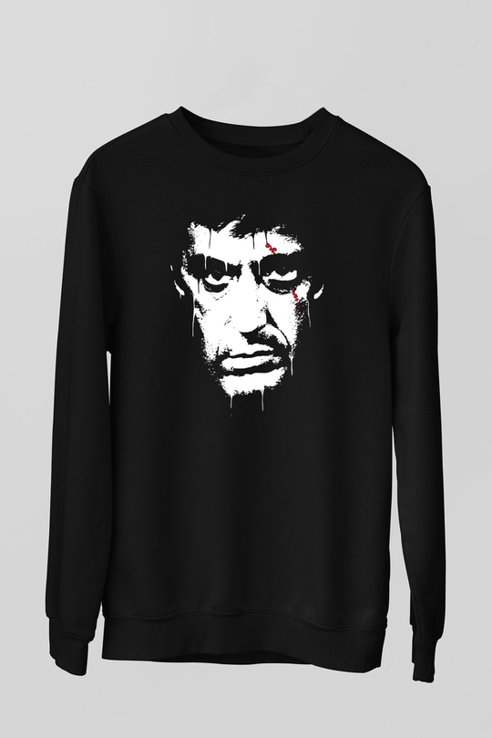 Alpacino Siyah Unisex Sweatshirt