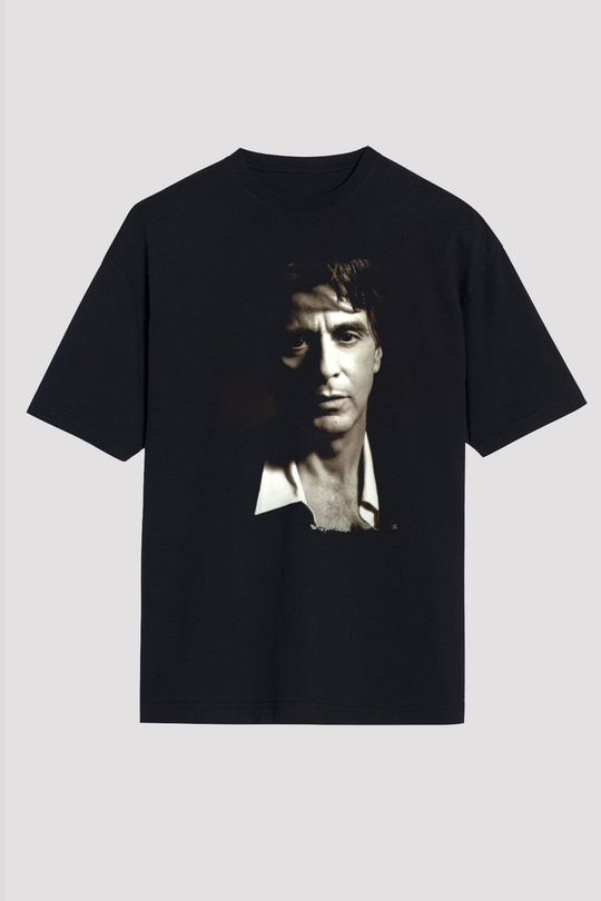 Alpacino Siyah Oversize Tişört Oversize T-shirt - TişörtFabrikası