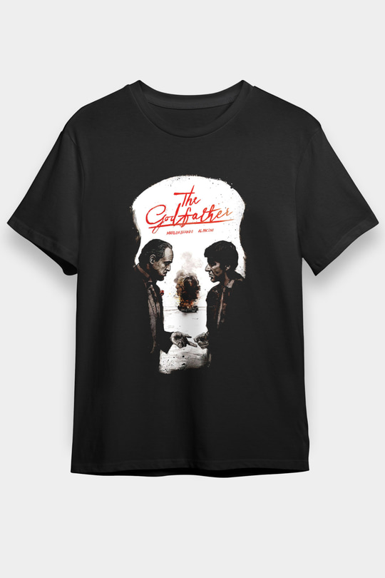 Alpacino The Godfather Siyah Unisex Tişört T-Shirt - TişörtFabrikası