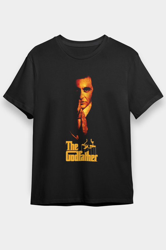 Alpacino The Godfather Siyah Unisex Tişört T-Shirt - TişörtFabrikası