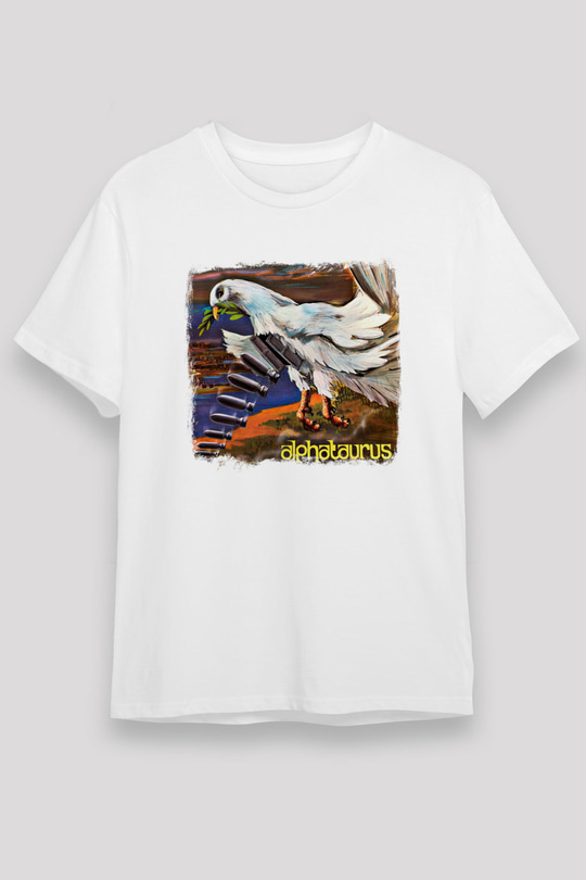 Alphataurus Baskılı Unisex Beyaz Tişört