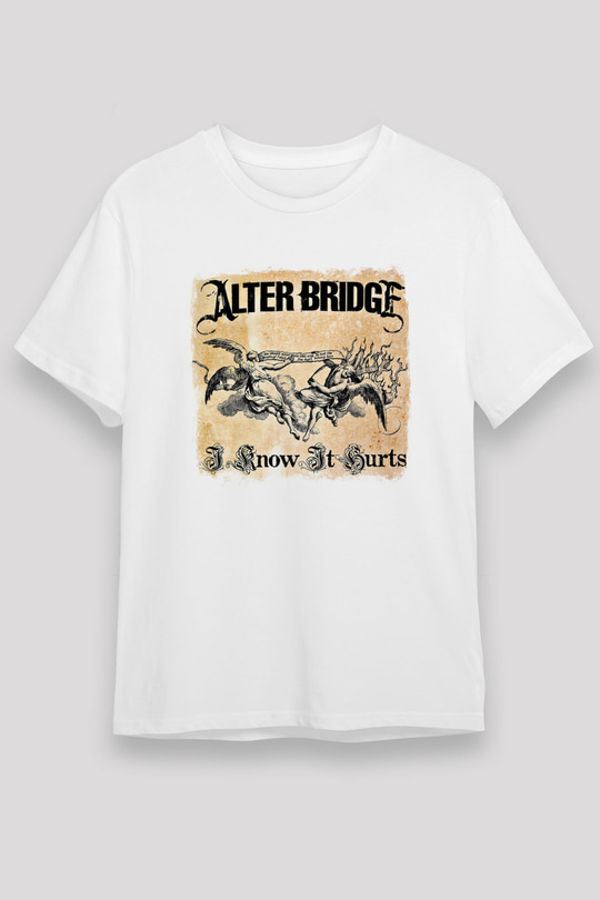 Alter Bridge Baskılı Unisex Beyaz Tişört
