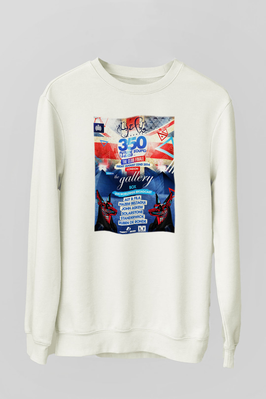 Aly & Fila Beyaz Unisex Sweatshirt