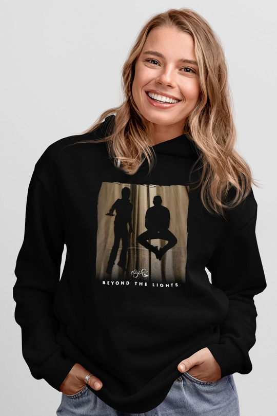 Aly & Fila Siyah Unisex Kapüşonlu Sweatshirt