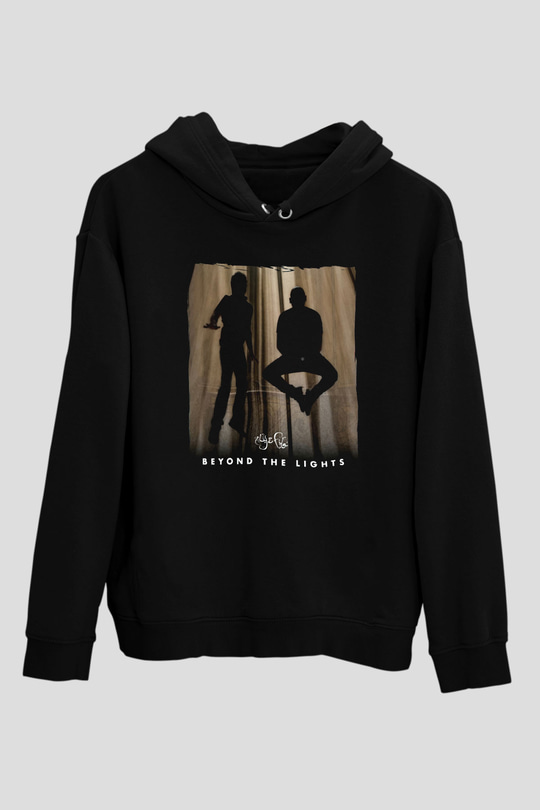 Aly & Fila Siyah Unisex Kapüşonlu Sweatshirt