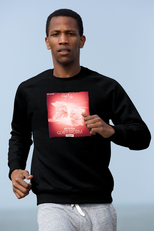 Aly & Fila Siyah Unisex Sweatshirt