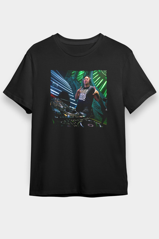 Aly & Fila Siyah Unisex Tişört T-Shirt - TişörtFabrikası