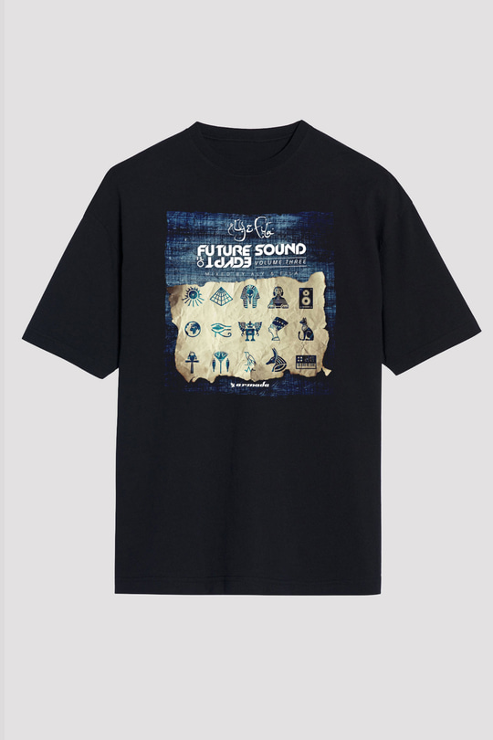 Aly & Fila Siyah Oversize Tişört Oversize T-shirt - TişörtFabrikası