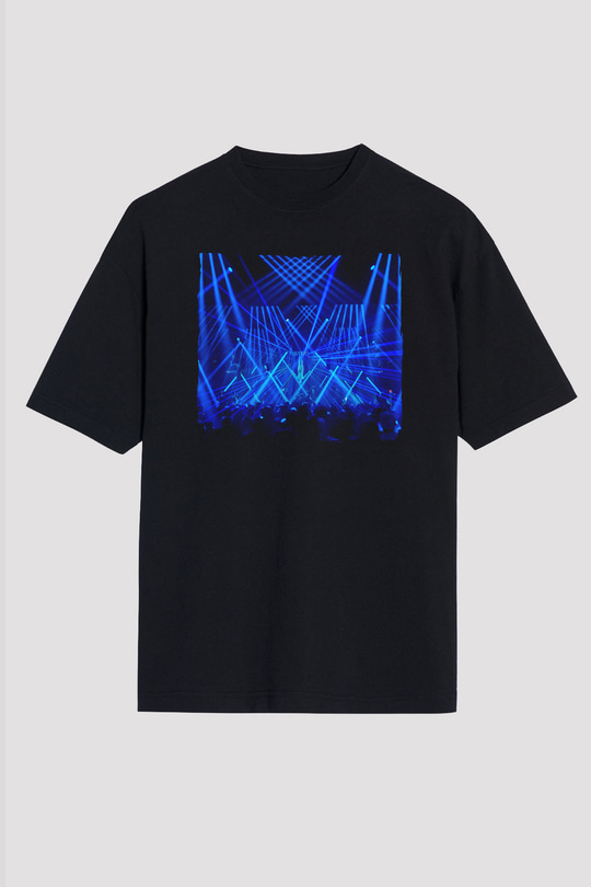 Aly & Fila Siyah Oversize Tişört Oversize T-shirt - TişörtFabrikası
