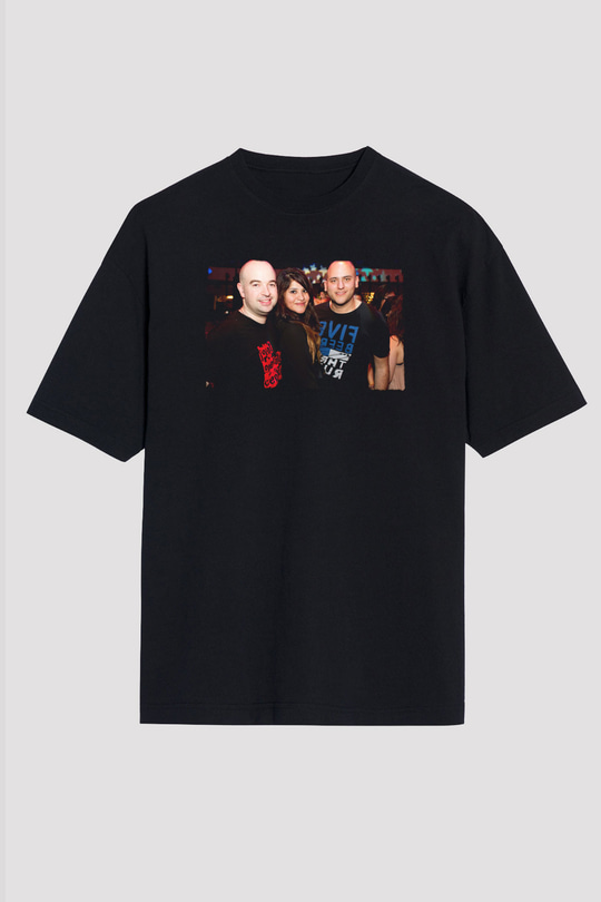 Aly & Fila Siyah Oversize Tişört Oversize T-shirt - TişörtFabrikası