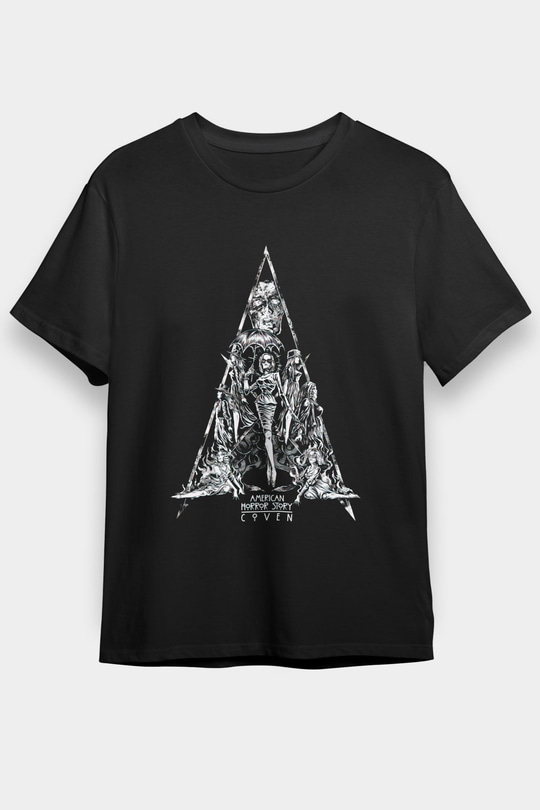 American Horror Story Siyah Unisex Tişört T-Shirt
