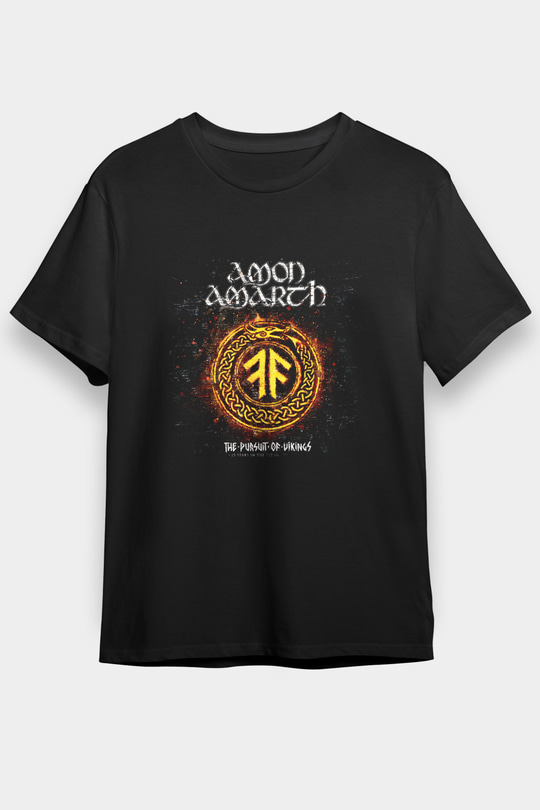 Amon Amarth Baskılı Unisex Siyah Tişört