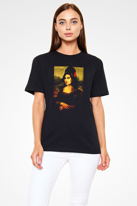 Amy Winehouse Siyah Unisex Tişört T-Shirt - TişörtFabrikası
