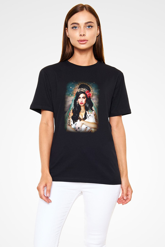 Amy Winehouse Siyah Unisex Tişört T-Shirt - TişörtFabrikası
