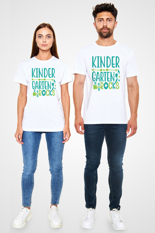 Ana okulu Beyaz Unisex Tişört T-Shirt - TişörtFabrikası