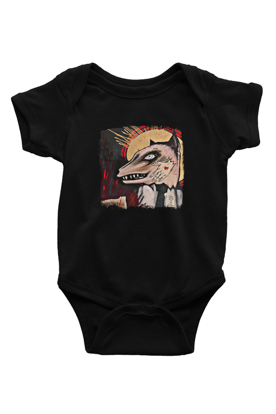 Andrew Jackson Jihad Baskılı Unisex Siyah Bebek Body - Zıbın
