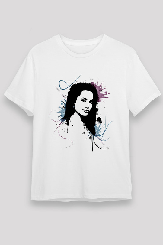 Angelina Jolie Beyaz Unisex Tişört T-Shirt - TişörtFabrikası