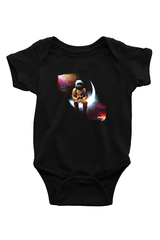 Angels and Airwaves Baskılı Unisex Siyah Bebek Body - Zıbın