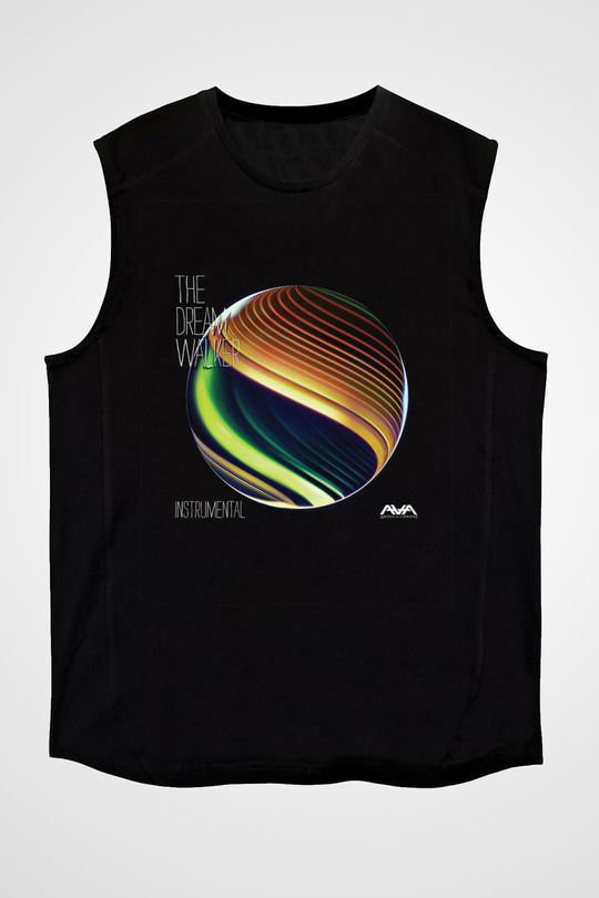 Angels and Airwaves Baskılı Unisex Siyah Kolsuz Tişört