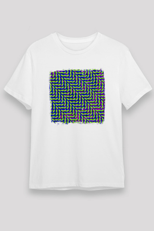 Animal Collective Baskılı Unisex Beyaz Tişört