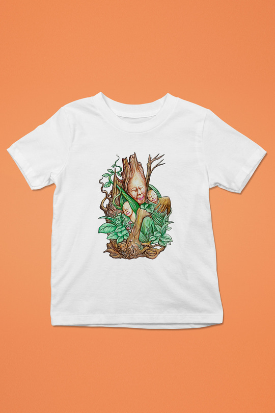 Anneler Günü Baskılı Beyaz Unisex Beyaz Çocuk Tişört - Tshirt